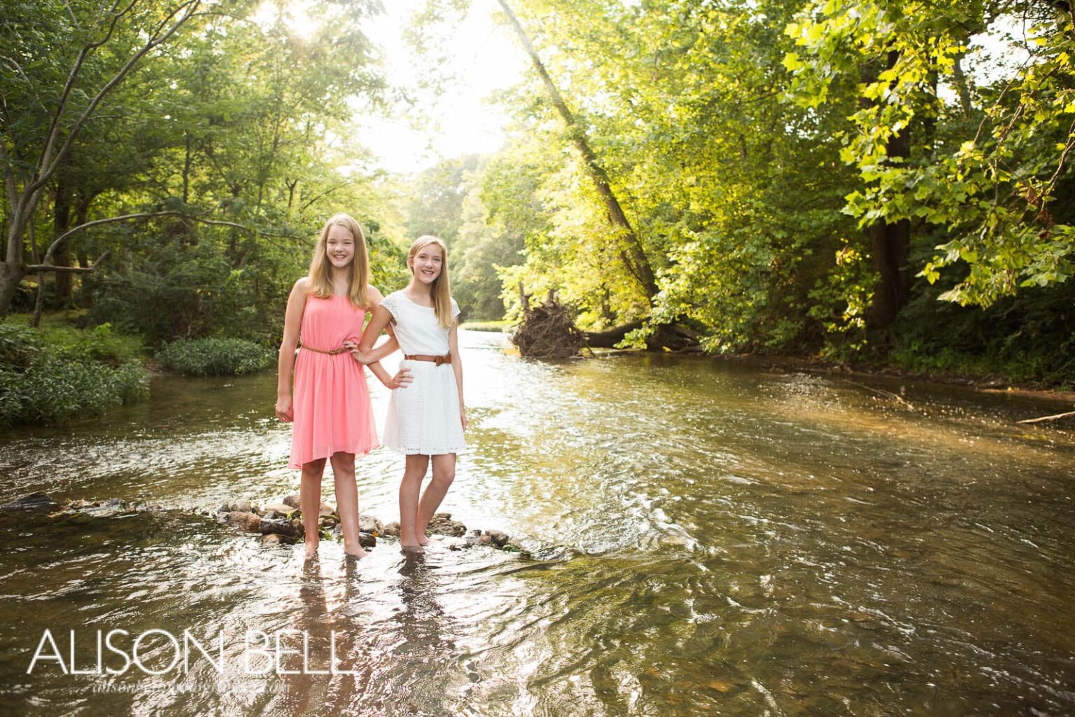 Sisters Tween Photos in Buck Creek - Alison Bell Photographer
