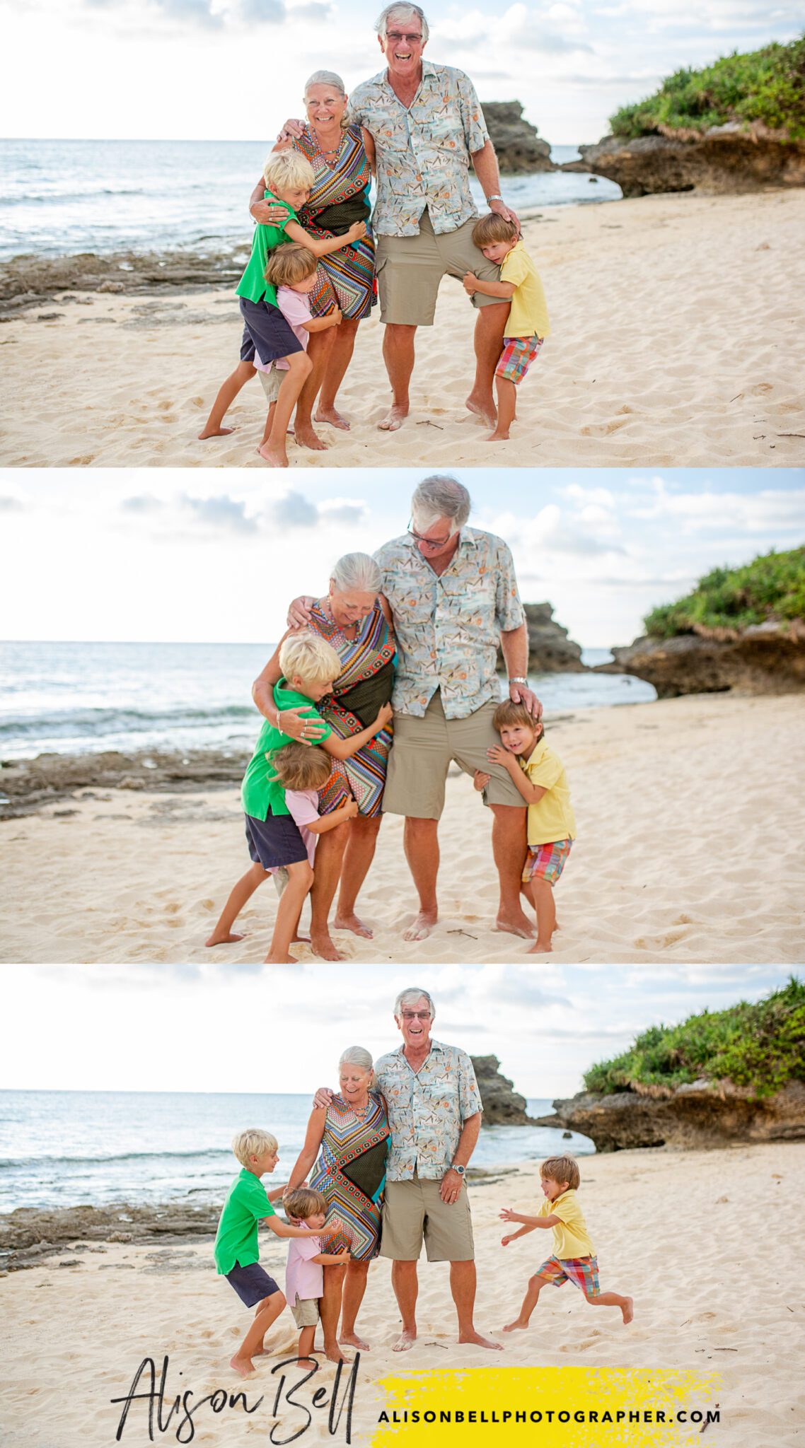 Family Photographers in Honolulu Hawaii. An extended family session by Alison Bell, Photographer