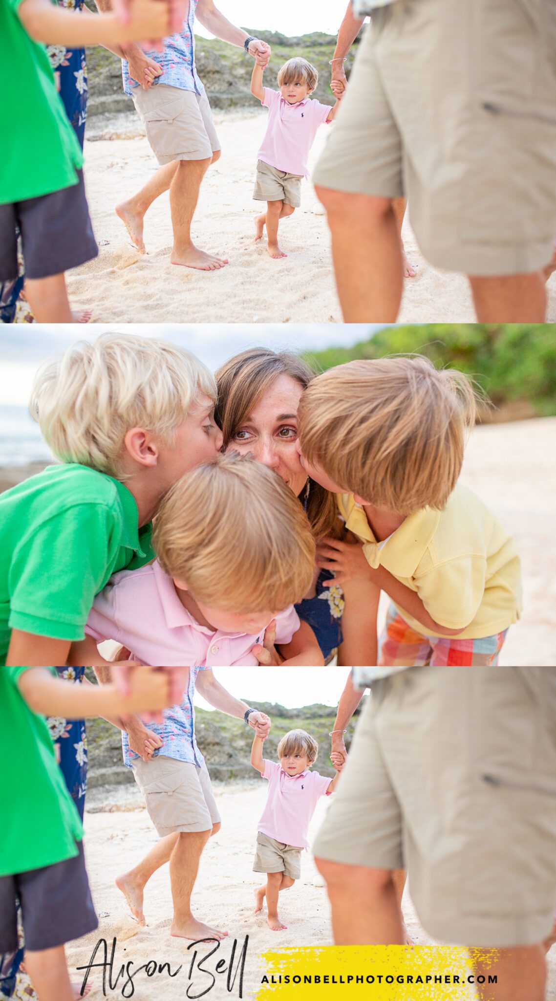 Family Photographers in Honolulu Hawaii. An extended family session by Alison Bell, Photographer