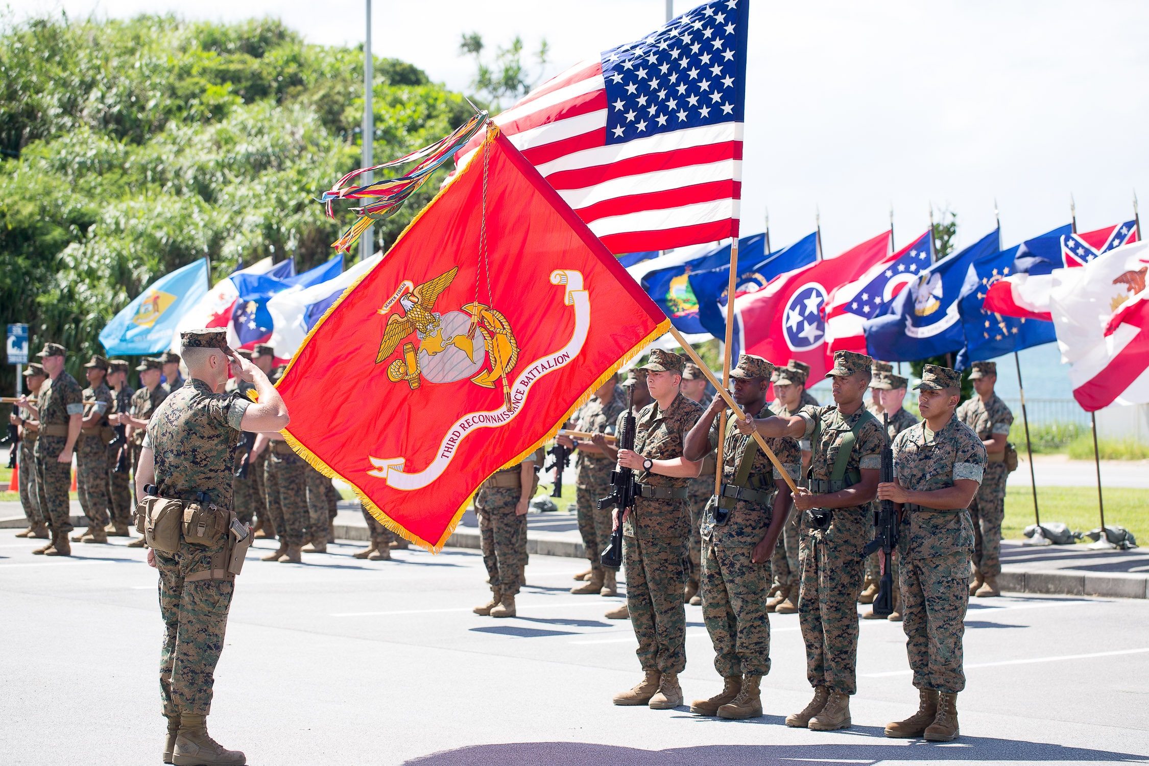 United States Marine Corps Change of Command Ceremony, 3rd Recond Battalion, Camp Schwab, Okinawa Japan by Alison Bell, Photographer. #alisonbellphotog alisonbellphotographer.com