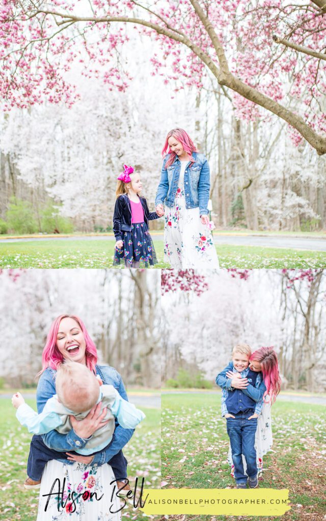 DC Cherry blossom family photos