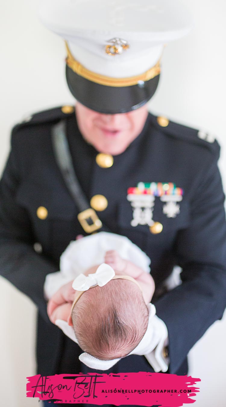 military baby photos