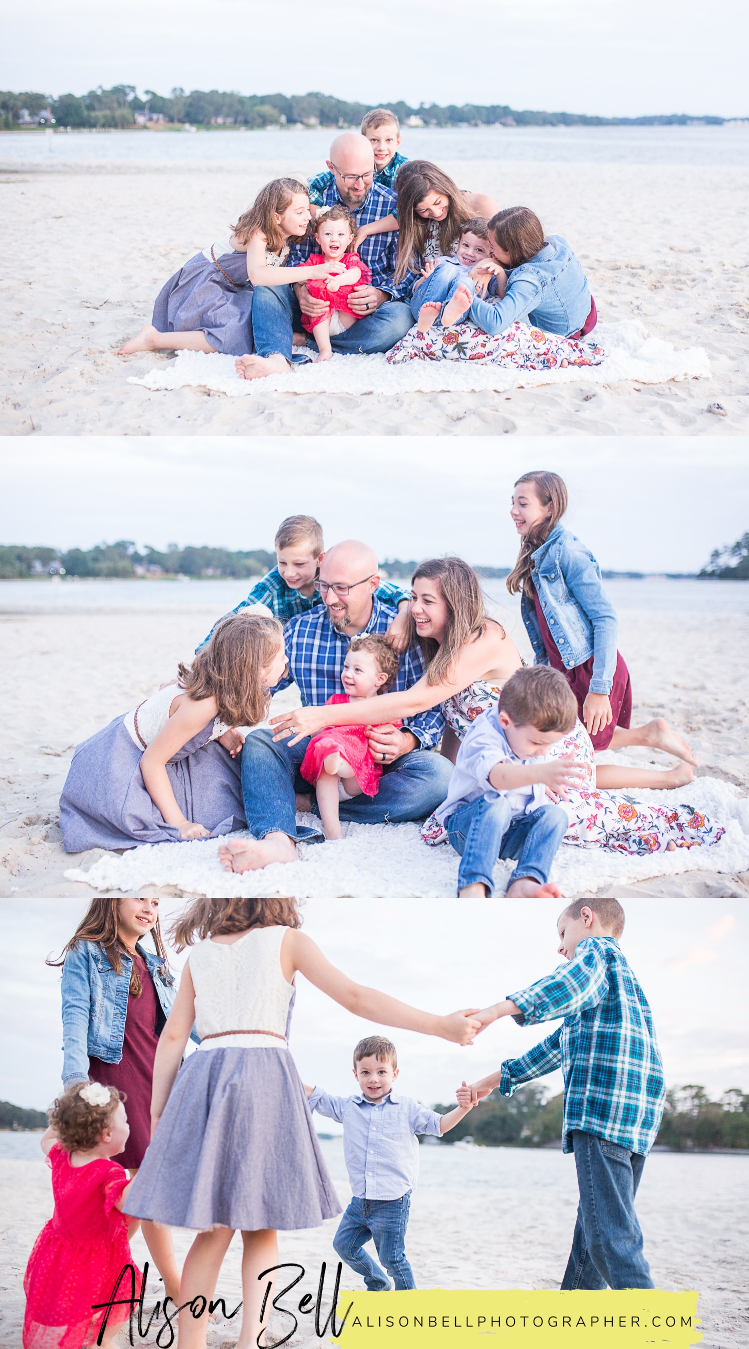 the-narrows-family-photos in Virginia Beach by Alison Bell, Photographer