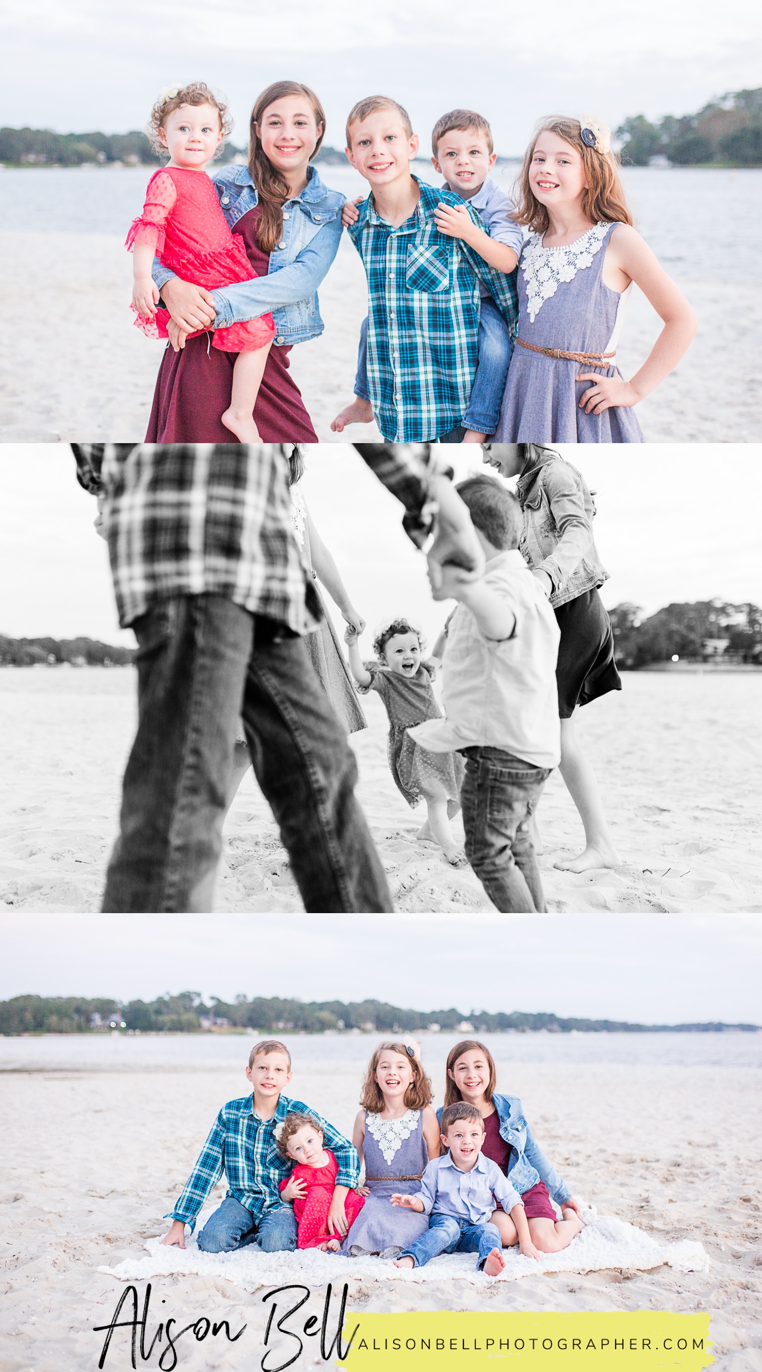 the-narrows-family-photos in Virginia Beach by Alison Bell, Photographer
