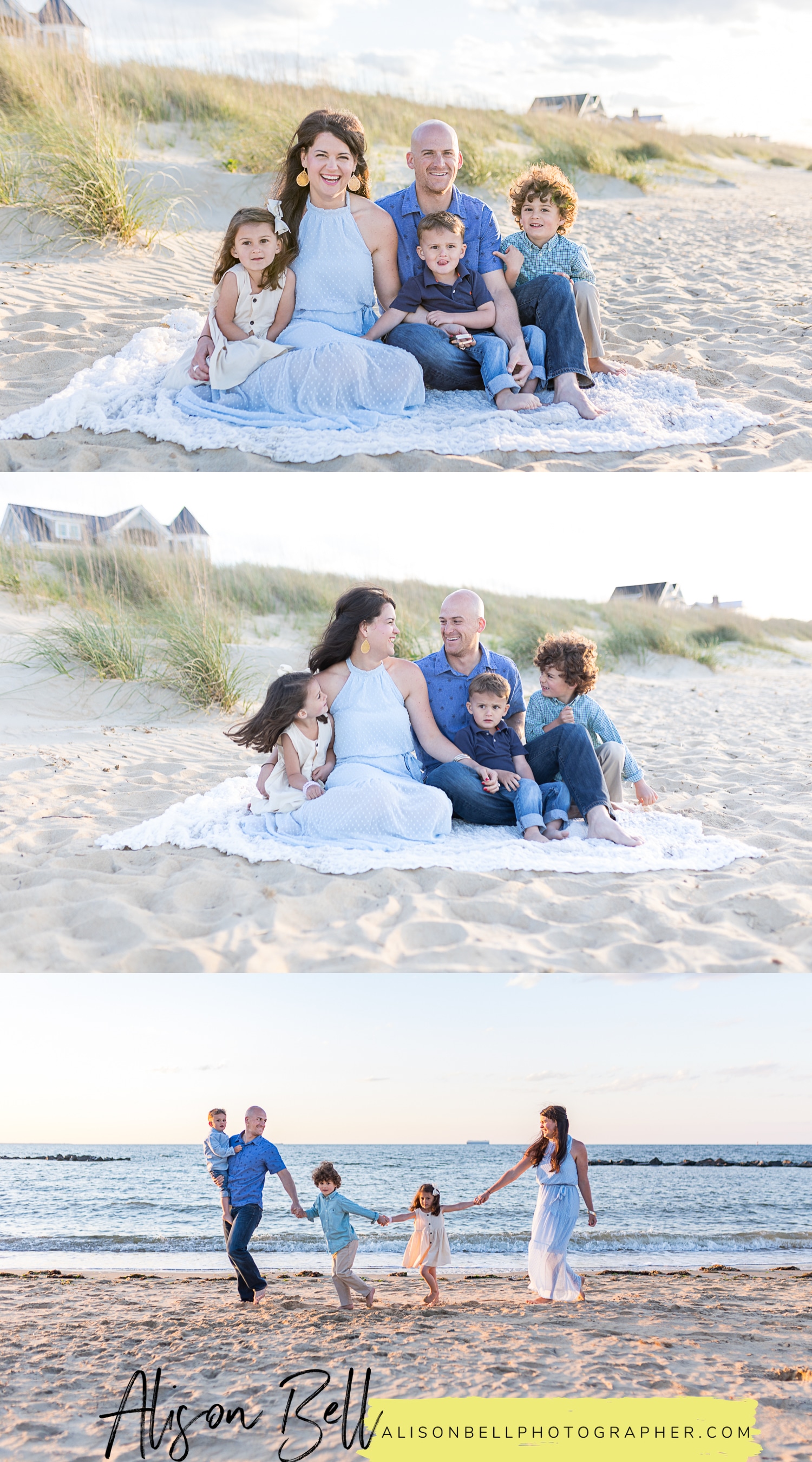 east beach, norfolk, va family beach photo session
