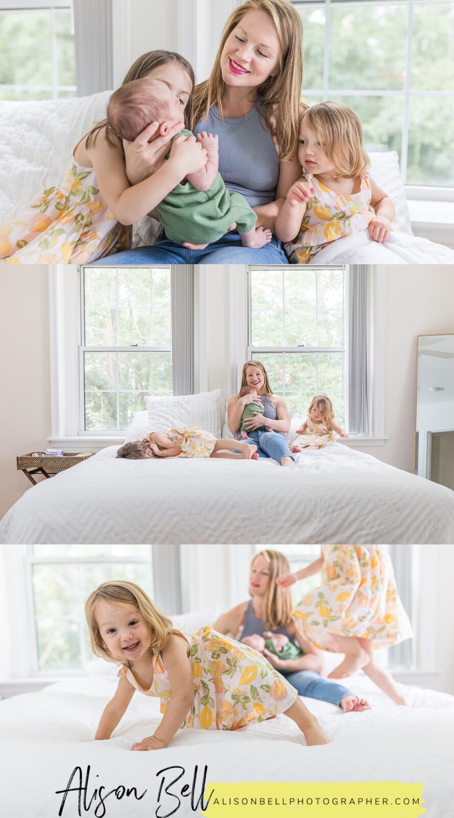Lifestyle Hawaii Newborn Photography with siblings by alison bell