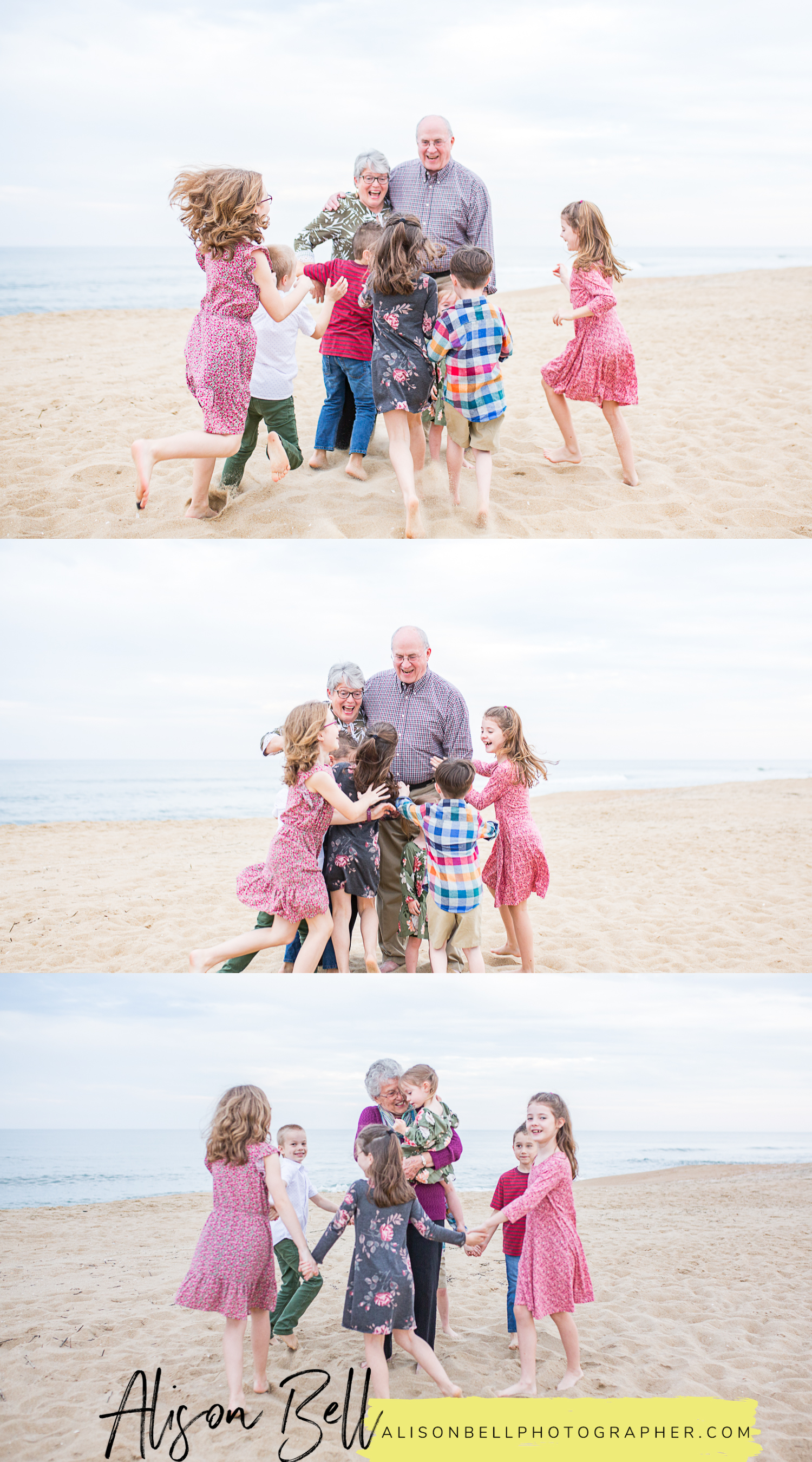 Virginia beach family photographer for extended beach photo sessions by alison bell photographer