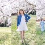 What to wear for cherry blossom photos