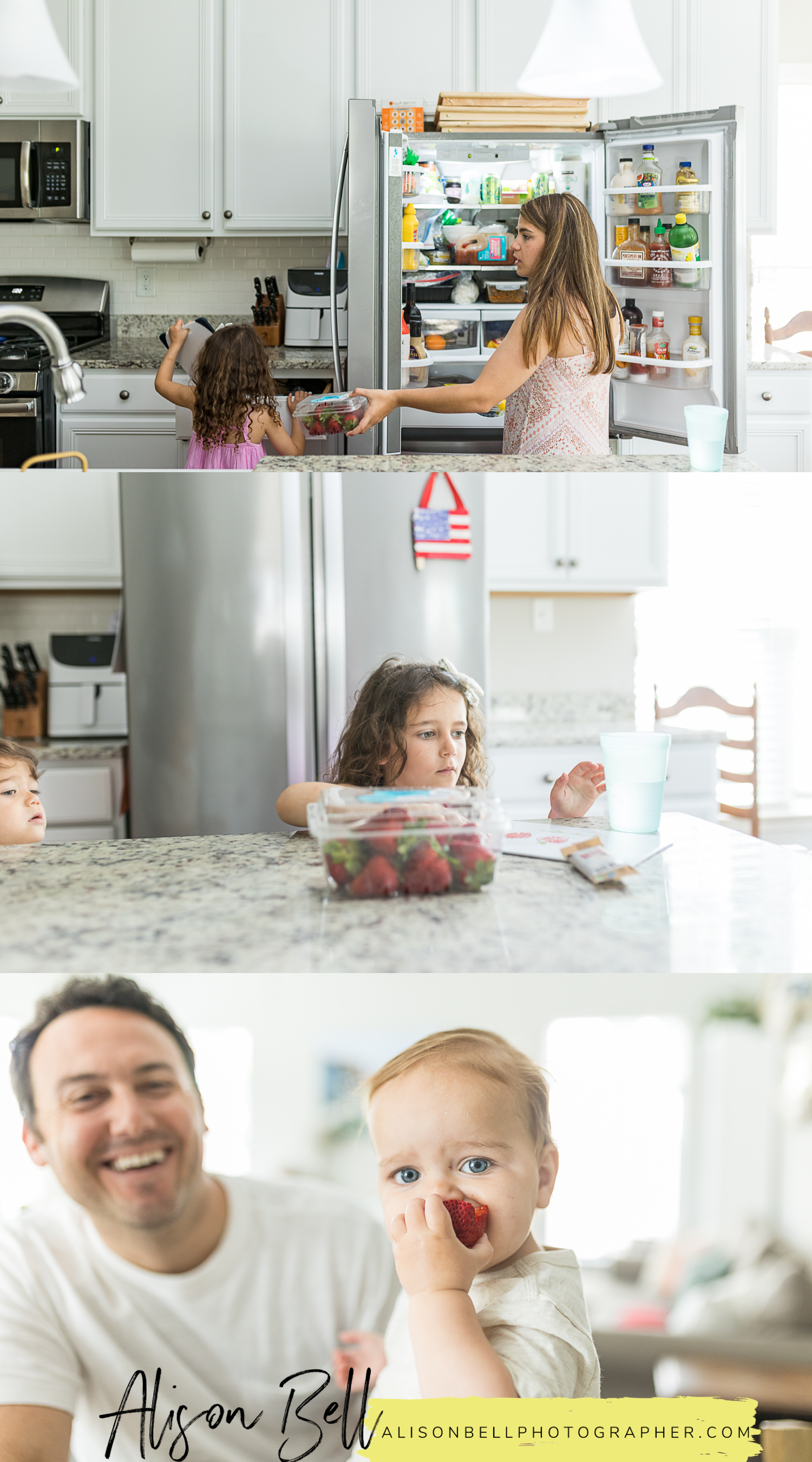 In home family photo session in va beach by alison bell photographer