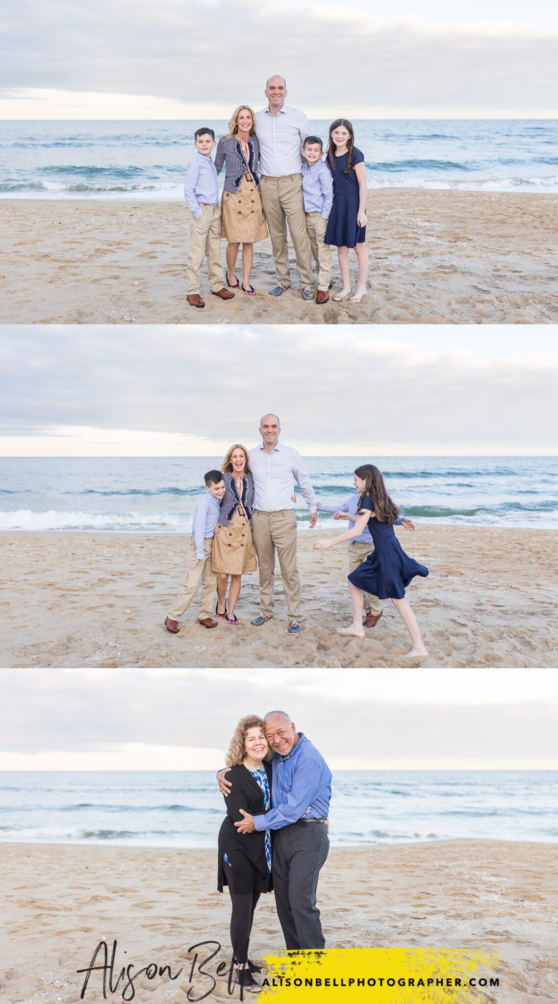 sandbridge beach extended family photos4 scaled by Alison Bell, Photographer
