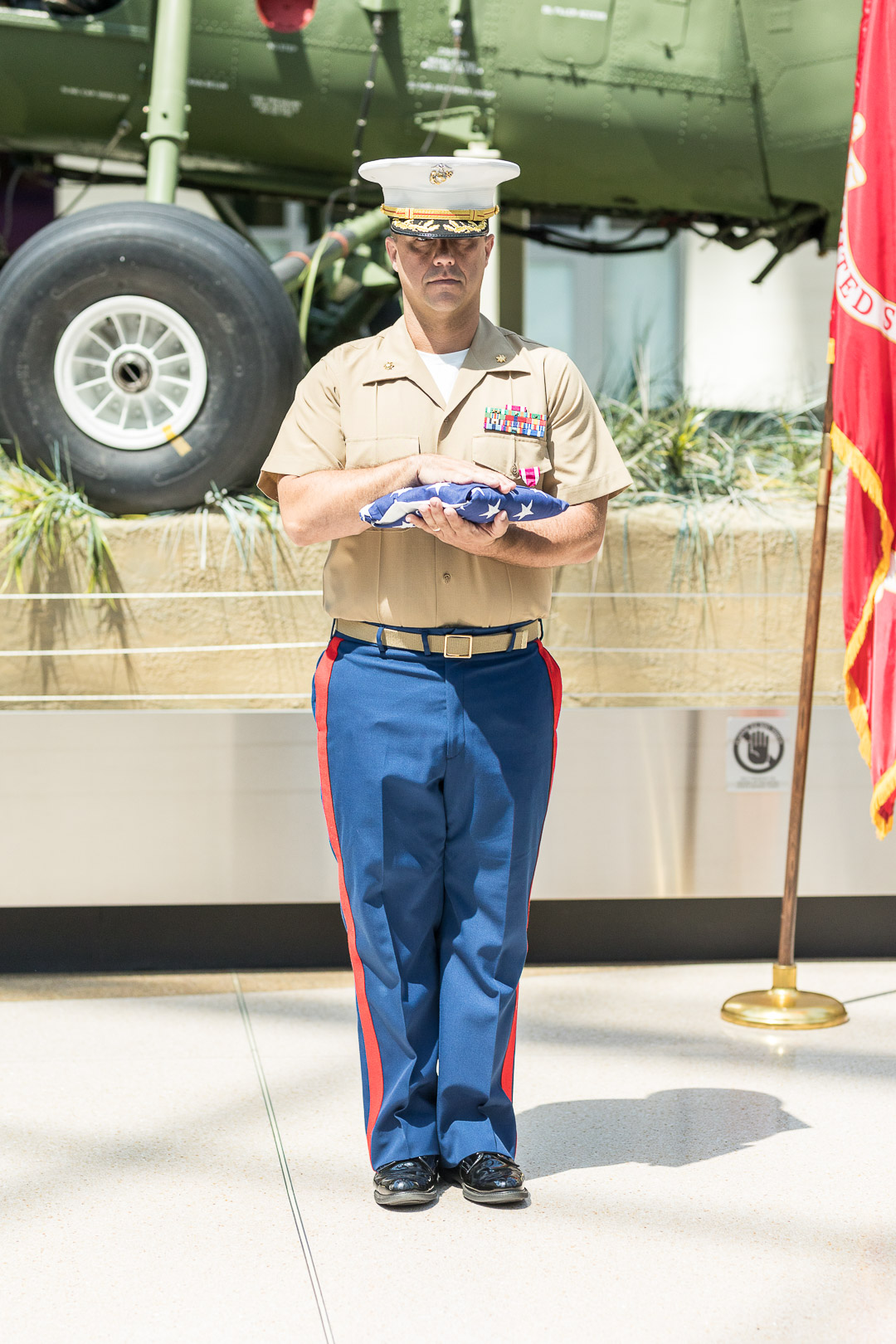 Marine Corps Retirement Ceremony at the National Museum of the Marine Corps