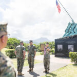 Iwo Jim Memorial Hawaii USMC Pinning Ceremony