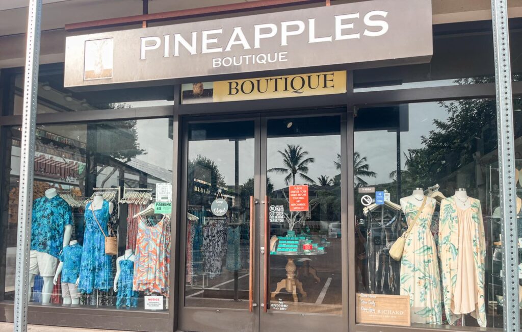 matching aloha wear family pineapples boutique