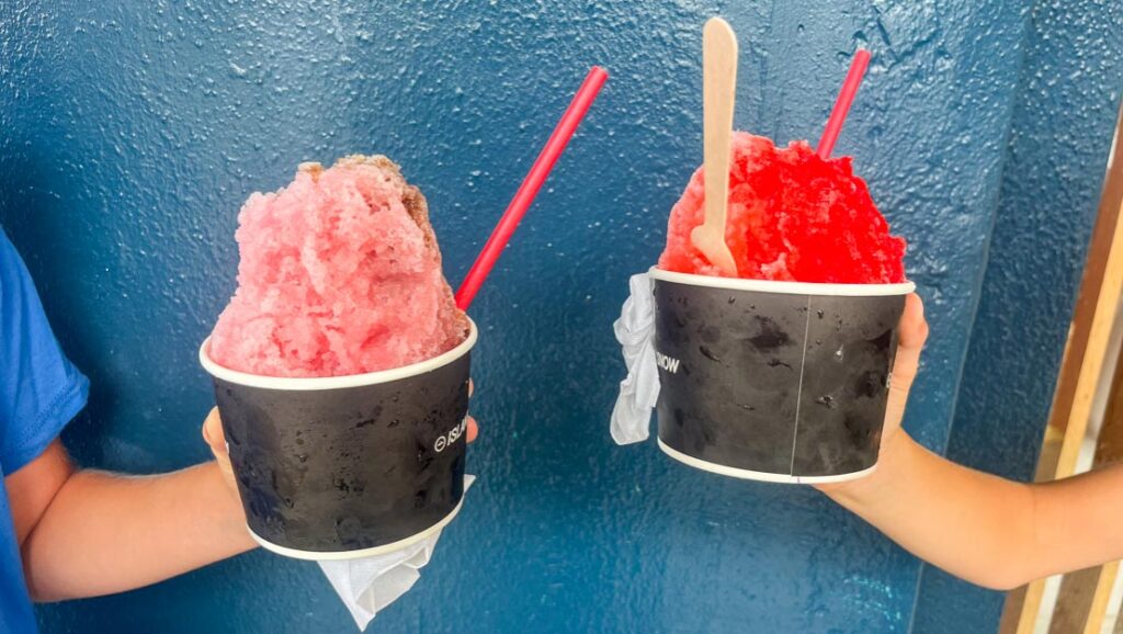 best shave ice oahu island snow