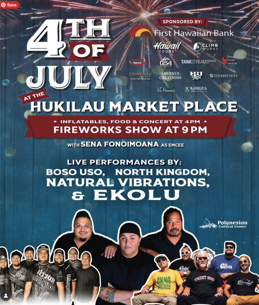 oahu fireworks hukilau