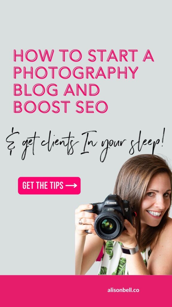 how to start a photography blog