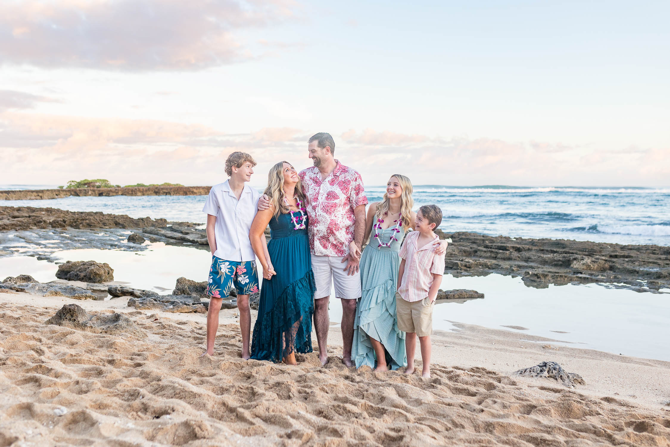 Turtle Bay Family Photos Oahu Hawaii. North Shore photographer for families