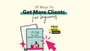 how to get more photography clients as a beginner with a free download
