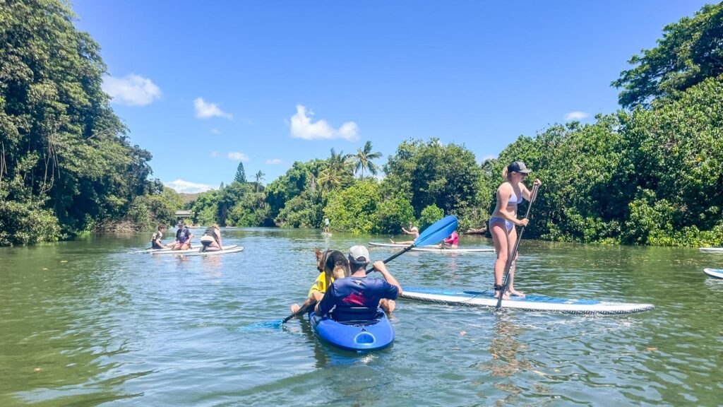things to do on oahu with teens paddle board haleiwa north shore