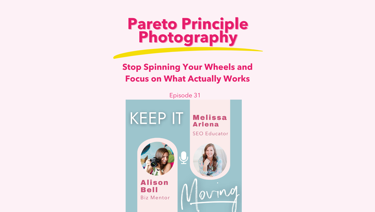 Pareto Principle Photography