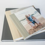 family heirloom photo album in three sizes from Alison Bell, photographer: 12, 10 and 8 inches