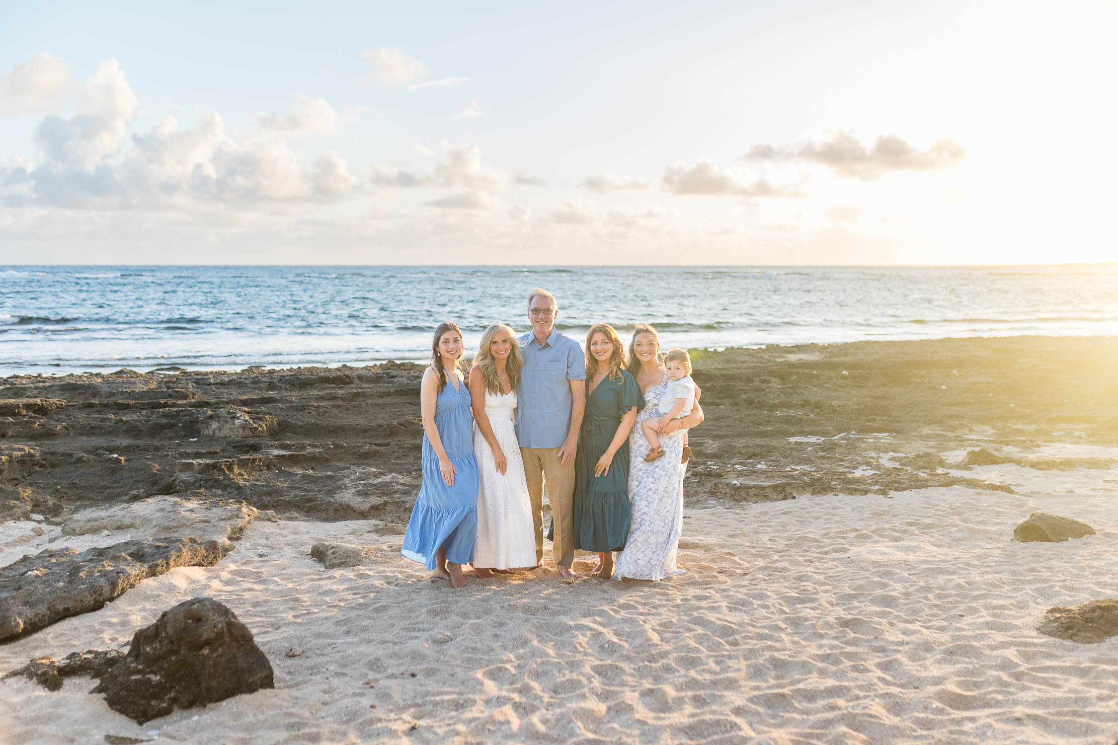 family photos on Oahu’s north shore taken at Turtle Bay Resort by Ritz Carlton by Alison Bell, photographer alisonbellphotographer.com