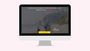 GB photography website homepage ideas