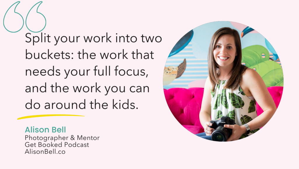 GB how to work from home with kids